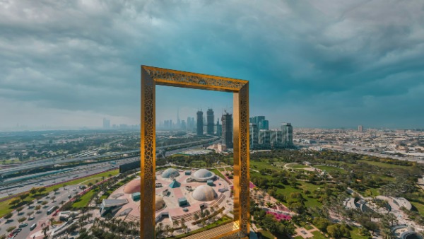 Dubai modern skyline